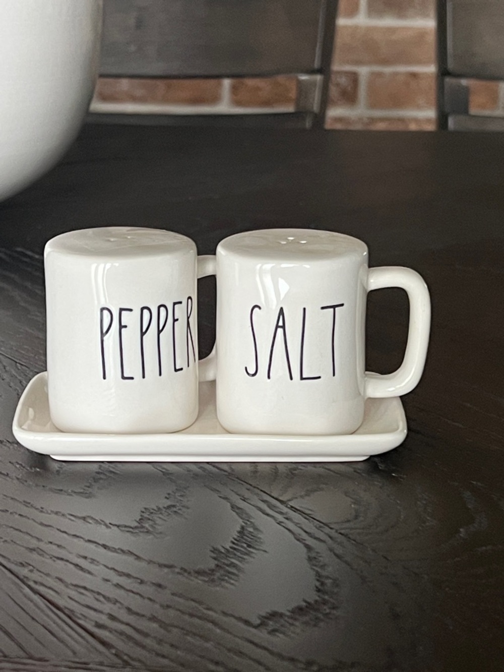 Rae Dunn SALT & PEPPER Shakers.